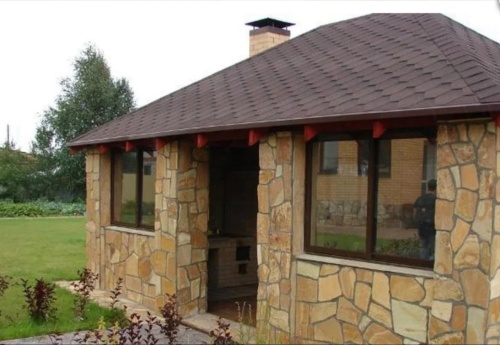 Плитняк златолит жёлтый для фасада 1,5-3 см купить в Челябинской области