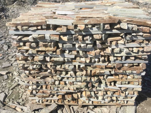 Горбушка златолит золотистый для облицовки купить в Челябинской области