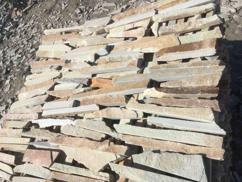 Горбушка златолит золотистый для облицовки купить в Челябинской области