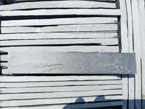 Плитка чёрная из натурального камня фасадная 30 см * 5 см, толщина 7 мм -30 мм купить в Челябинской области